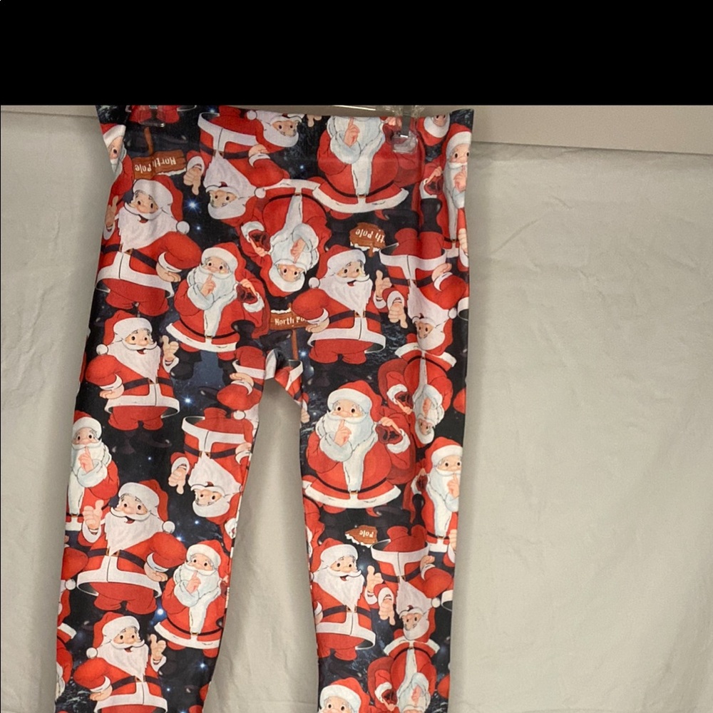 Santa Leggings size 15/17